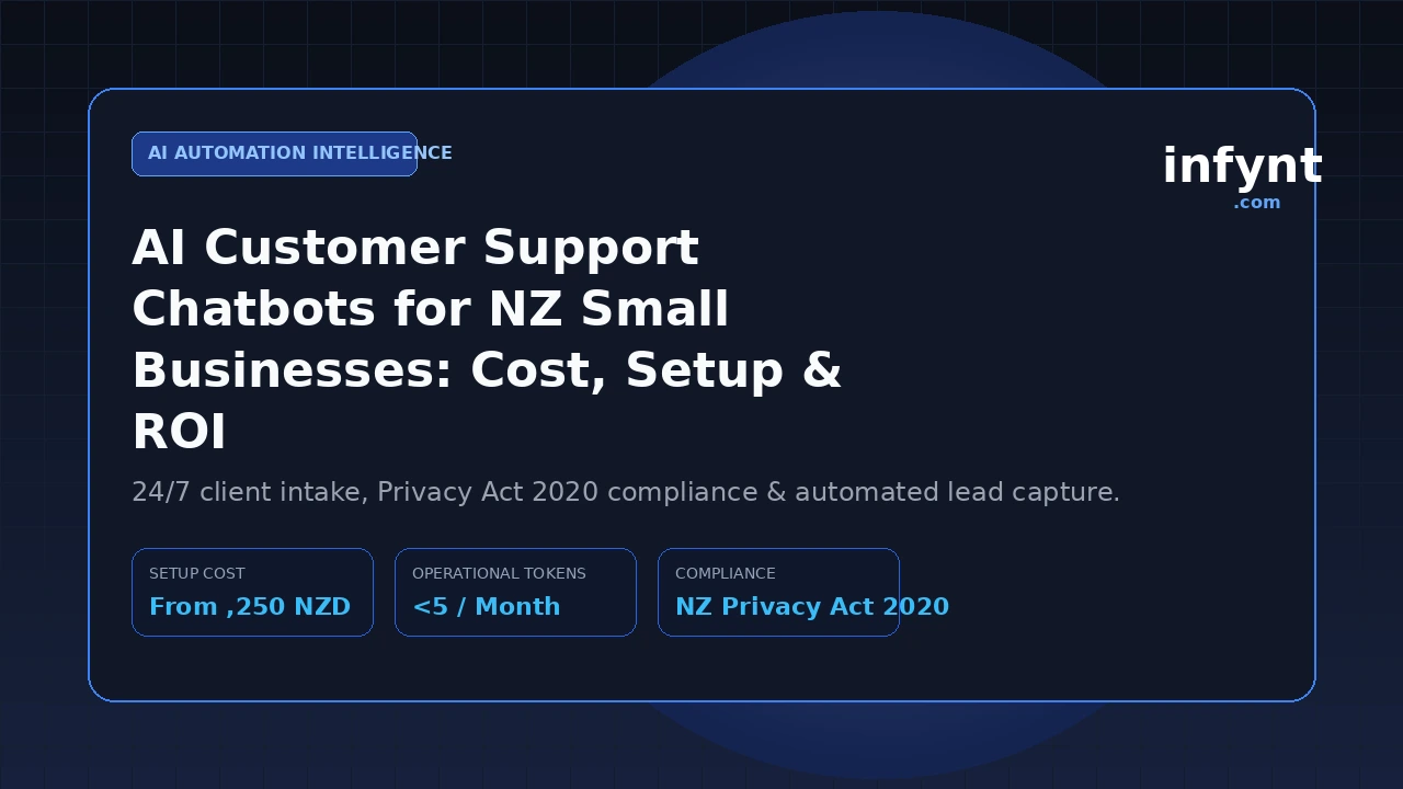 AI Customer Support Chatbots for NZ Small Businesses: Cost, Setup & ROI